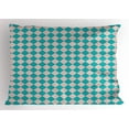 thumbnail image 1 of Ambesonne Geometric Pillow Sham, Retro Classical Tile, 26" X 20", Turquoise and Lilac, 1 of 2
