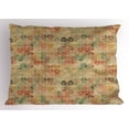 thumbnail image 1 of Ambesonne Geometric Pillow Sham, Retro Cube Pattern, 36" X 20", Multicolor, 1 of 2