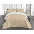 thumbnail image 1 of Ambesonne Geometric Quilted Bedspread Set 3 Pcs, Zig Zag Chevron Retro, King Size, Orange Cadet Blue, 1 of 3