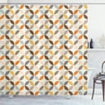thumbnail image 1 of Ambesonne Geometric Shower Curtain, Angled Cyclic Tile, 69"Wx70"L, Multicolor, 1 of 3