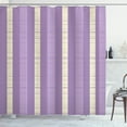 thumbnail image 1 of Ambesonne Geometric Shower Curtain, Grunge Vertical Stripes, 69"Wx75"L, Pale Lavender Champagne, 1 of 1