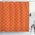 thumbnail image 1 of Ambesonne Geometric Shower Curtain, Simple Monochrome Pattern, 69"Wx70"L, Burnt Orange, 1 of 1