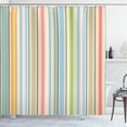 thumbnail image 1 of Ambesonne Geometric Shower Curtain, Vertical Lines Retro Art, 69"Wx70"L, Multicolor, 1 of 3