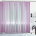 thumbnail image 1 of Ambesonne Geometric Shower Curtain, Vertical Wave Lines, 69"Wx84"L, Dried Rose Blue, 1 of 3
