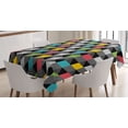 thumbnail image 1 of Ambesonne Geometric Tablecloth Rectangular Table Cover, Abstract Art Style, 60"x90", Multicolor, 1 of 4