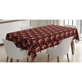 thumbnail image 1 of Ambesonne Geometric Tablecloth Rectangular Table Cover, Futuristic Fractal, 60"x90", Multicolor, 1 of 4