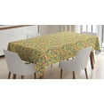 thumbnail image 1 of Ambesonne Geometric Tablecloth Rectangular Table Cover, Gummy Candy-Like, 60"x90", Multicolor, 1 of 4