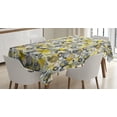 thumbnail image 1 of Ambesonne Geometric Tablecloth Rectangular Table Cover, Sketchy Circles, 60"x90", White Beige, 1 of 4