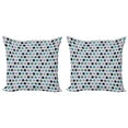 thumbnail image 1 of Ambesonne Geometric Throw Pillow Cover 2 Pack, Ancestral Polka Dots, 16", Multicolor, 1 of 2