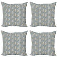 thumbnail image 1 of Ambesonne Geometric Throw Pillow Cover 4 Pack, Abstract Retro Design, 18", Multicolor, 1 of 7