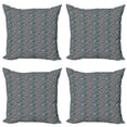 thumbnail image 1 of Ambesonne Geometric Throw Pillow Cover 4 Pack, Triangle Shapes Mosaic, 18", Multicolor, 1 of 2
