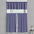 thumbnail image 1 of Ambesonne Geometric Valance & Curtain, Rhombuses Pattern, 55"x36", Multicolor, 1 of 6