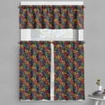 thumbnail image 1 of Ambesonne Geometric Valance & Curtain, Window Glass Pattern, 55"x24", Multicolor, 1 of 6