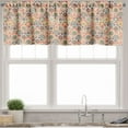 thumbnail image 1 of Ambesonne Geometric Valance Pack of 2, Floral Old Display, 54"X18", Multicolor, 1 of 5