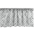 thumbnail image 1 of Ambesonne Geometric Valance Pack of 2, Nested Line Art Rhombs, 54"X18", Taupe Grey and White, 1 of 4