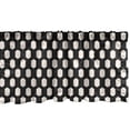 thumbnail image 1 of Ambesonne Geometric Valance Pack of 2, Oriental Style Shapes, 42"X12", Charcoal Grey and Ivory, 1 of 1