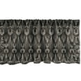 thumbnail image 1 of Ambesonne Geometric Valance Pack of 2, Shapes Streaks Retro Art, 42"X12", Dark Brown and Eggshell, 1 of 5