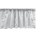 thumbnail image 1 of Ambesonne Geometric Valance Pack of 2, Striped Hexagonal Forms, 54"X12", Pale Grey and Pearl, 1 of 5