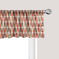 thumbnail image 1 of Ambesonne Geometric Window Valance, 70s Retro Style, 54" X 18", Multicolor, 1 of 3