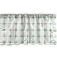 thumbnail image 1 of Ambesonne Geometric Window Valance, Abstract Plain Rounds Art, 54" X 18", Seafoam Amber, 1 of 3