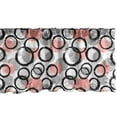thumbnail image 1 of Ambesonne Geometric Window Valance, Brushstroke Circle Art, 54" X 12", Blush Grey, 1 of 3