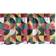 thumbnail image 1 of Ambesonne Geometric Window Valance, Circles with Triangles, 54" X 12", Multicolor, 1 of 5
