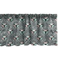 thumbnail image 1 of Ambesonne Geometric Window Valance, Colored Gem Designs Art, 42" x 18", Grey Blush and Seafoam, 1 of 3