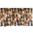 thumbnail image 1 of Ambesonne Geometric Window Valance, Colorful Art Triangles, 42" x 12", Multicolor, 1 of 3