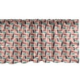 thumbnail image 1 of Ambesonne Geometric Window Valance, Colorful Mosaics, 54" X 18", Multicolor, 1 of 3