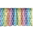 thumbnail image 1 of Ambesonne Geometric Window Valance, Flower Pattern Motif, 54" X 12", Multicolor, 1 of 3