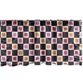 thumbnail image 1 of Ambesonne Geometric Window Valance, Grid Vivid Squares, 54" X 18", Multicolor, 1 of 3