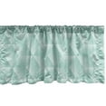 thumbnail image 1 of Ambesonne Geometric Window Valance, Halftone Rhombus Motif, 54" X 18", Pale Seafoam White, 1 of 5