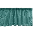 thumbnail image 1 of Ambesonne Geometric Window Valance, Interlaced Ornament, 54" X 12", Night Blue Sea Green, 1 of 3