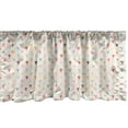 thumbnail image 1 of Ambesonne Geometric Window Valance, Irregular Triangles Print, 54" X 18", Eggshell and Multicolor, 1 of 3