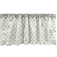 thumbnail image 1 of Ambesonne Geometric Window Valance, Modern Hexagon Circle, 54" X 12", Black and White, 1 of 3