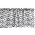thumbnail image 1 of Ambesonne Geometric Window Valance, Modern Nested Squares, 54" X 12", Dried Rose Slate Blue, 1 of 3