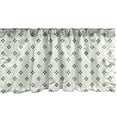 thumbnail image 1 of Ambesonne Geometric Window Valance, Pale Colored Dots, 42" x 12", Black and White, 1 of 3
