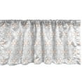 thumbnail image 1 of Ambesonne Geometric Window Valance, Pastel Circles and Rounds, 54" X 12", Peach Dark Night Blue, 1 of 3