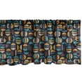 thumbnail image 1 of Ambesonne Geometric Window Valance, Retro Halved Rounds, 54" X 12", Multicolor, 1 of 3