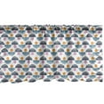 thumbnail image 1 of Ambesonne Geometric Window Valance, Retro Style Circles Dots, 54" X 12", Multicolor, 1 of 3