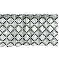 thumbnail image 1 of Ambesonne Geometric Window Valance, Simple Monochrome Forms, 54" X 12", White Charcoal Grey, 1 of 3