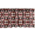 thumbnail image 1 of Ambesonne Geometric Window Valance, Striped Boho Triangles, 54" X 18", Dark Maroon Vermilion, 1 of 3