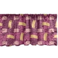 thumbnail image 1 of Ambesonne Geometric Window Valance, Strokes Drawn a Rough Brush with Colored Scribbles Abstract Art, Curtain Valance for Kitchen Bedroom Decor with Rod Pocket, 54" X 18", Pale Pink and Pale Fuchsia, 1 of 3