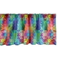 thumbnail image 1 of Ambesonne Geometric Window Valance, Triangles, 54" X 18", Multicolor, 1 of 3