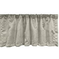 thumbnail image 1 of Ambesonne Geometric Window Valance, Triangular Shapes from Rounded Stripes Pattern Abstract Monochrome Art, Curtain Valance for Kitchen Bedroom Decor with Rod Pocket, 54" X 18", Dusk and Pale Sepia, 1 of 2