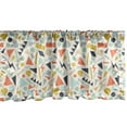thumbnail image 1 of Ambesonne Geometric Window Valance, Shapes Abstract Colorful, 42" x 12", Multicolor, 1 of 3