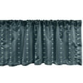 thumbnail image 1 of Ambesonne Geometric Window Valance, Vertical Abstract Line, 54" X 18", Dark Teal Pale Yellow, 1 of 5