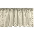 thumbnail image 1 of Ambesonne Geometric Window Valance, Vertical Ornaments, 54" X 18", Cream and Pale Pink, 1 of 3