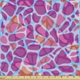thumbnail image 1 of Ambesonne Geometrical Fabric by the Yard Upholstery, Colorful Modern Spots, 1 Yard, Multicolor, 1 of 5