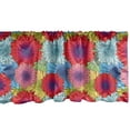 thumbnail image 1 of Ambesonne Gerbera Valance Pack of 2, Natural Colorful Flowers, 54"X18", Multicolor, 1 of 1